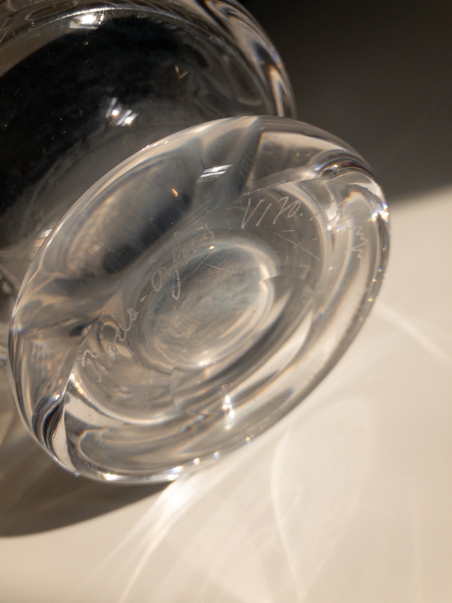 Åfors crystal glass bowl