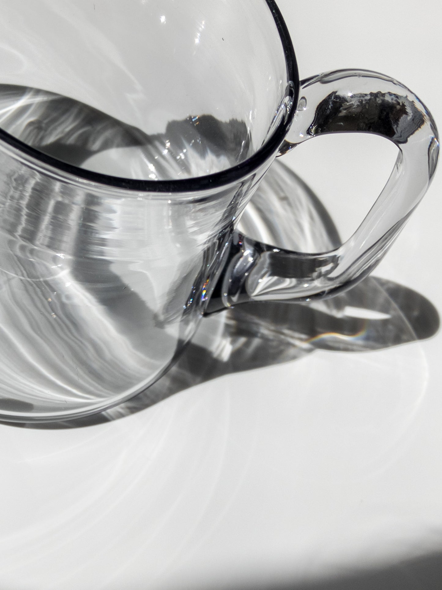 Swedish Smoked Glass Jug