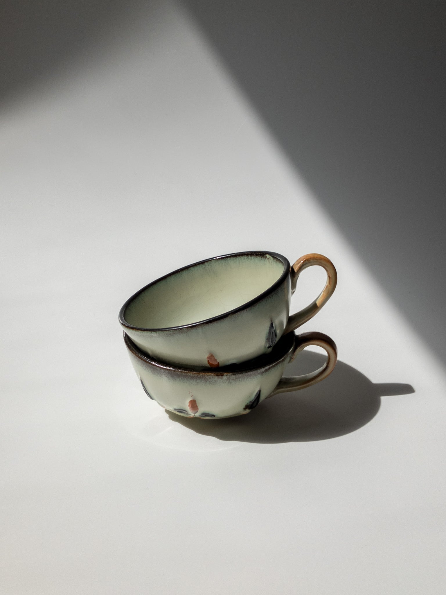 二つを重ねて正面から撮った写真