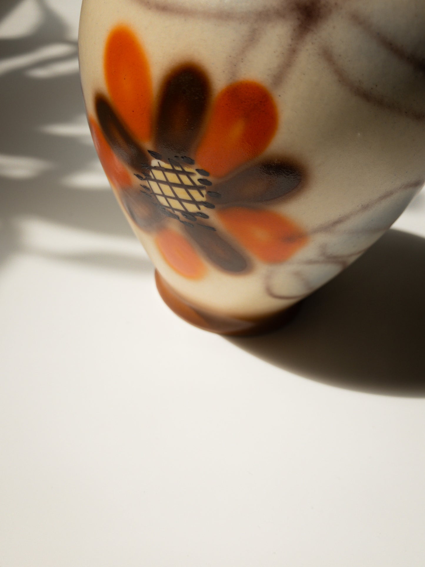 お花模様をクローズアップした写真