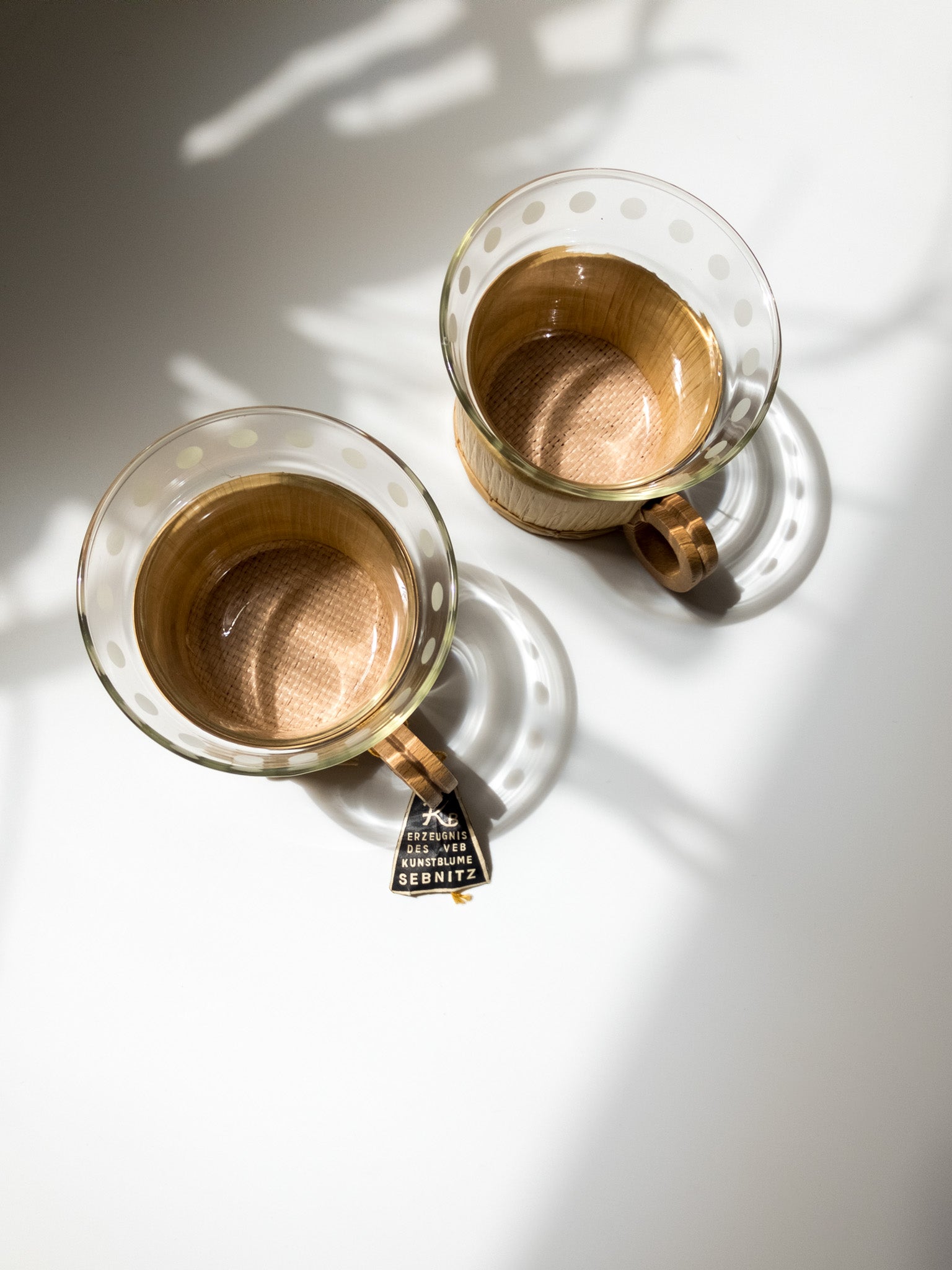 ホルダーをセットした状態の上部からの写真