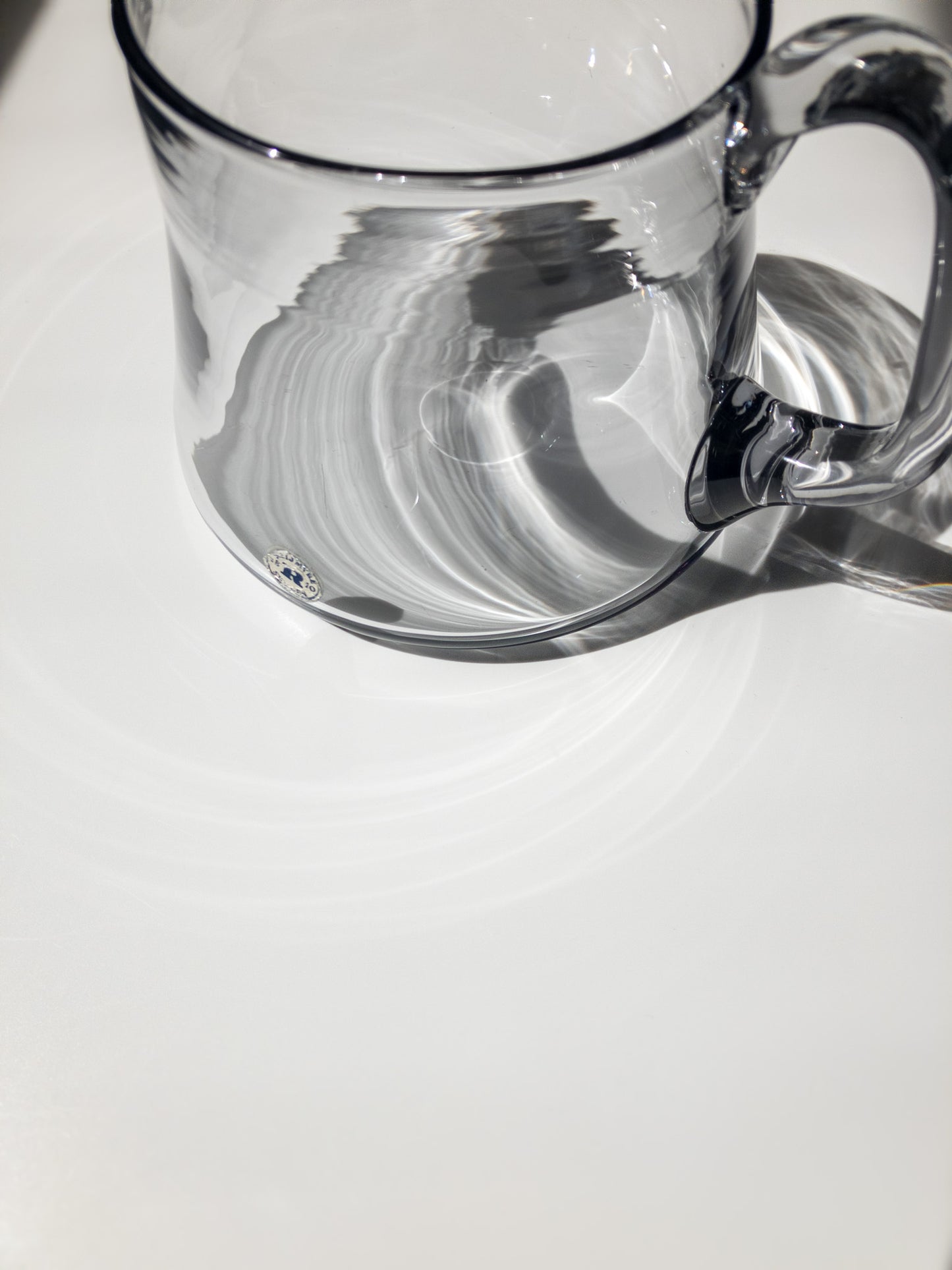 Swedish Smoked Glass Jug
