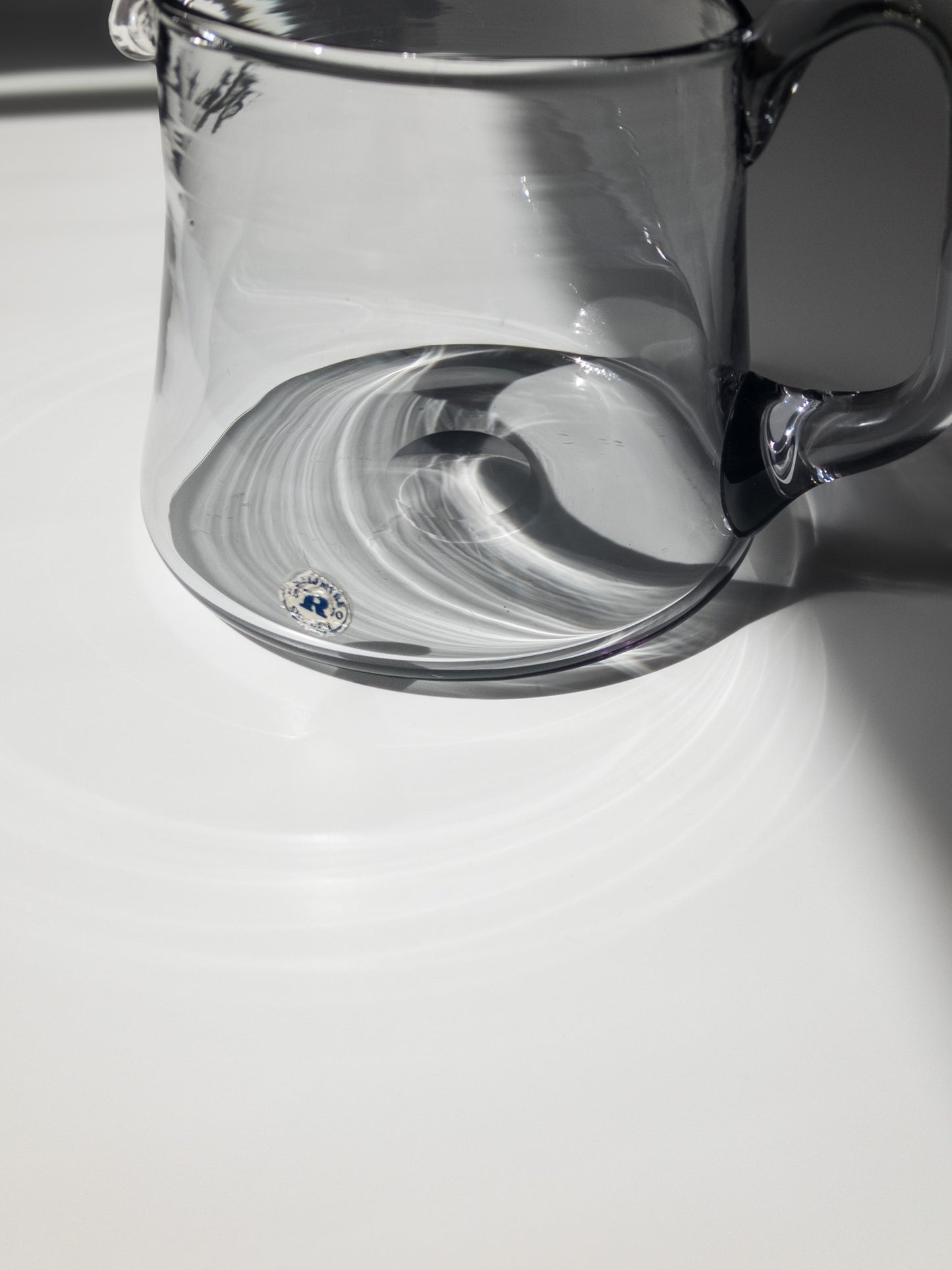 Swedish Smoked Glass Jug