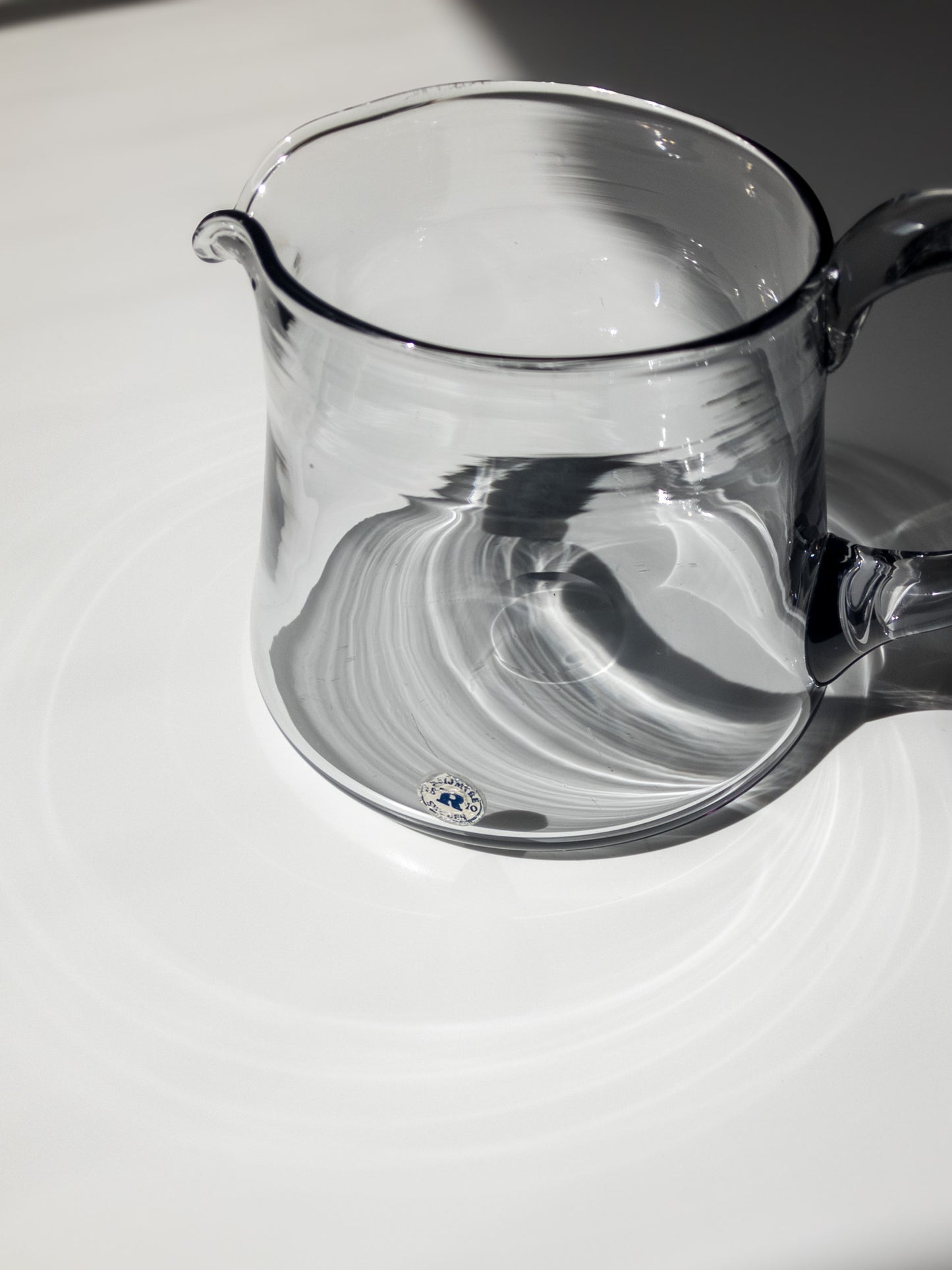 Swedish Smoked Glass Jug