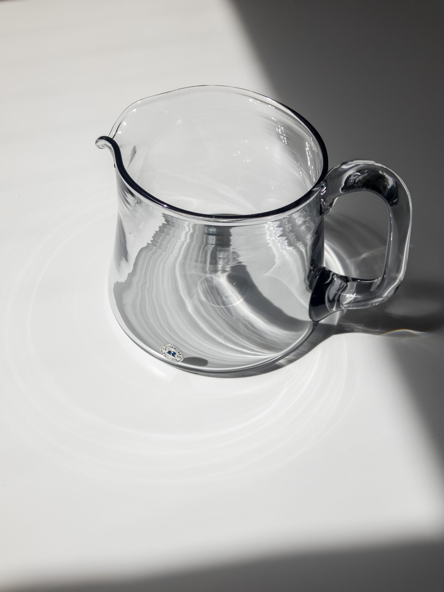 Swedish Smoked Glass Jug
