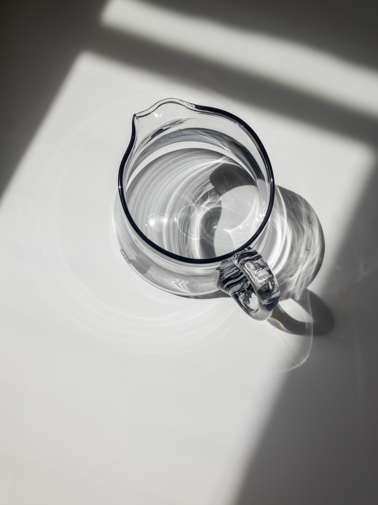 Swedish Smoked Glass Jug