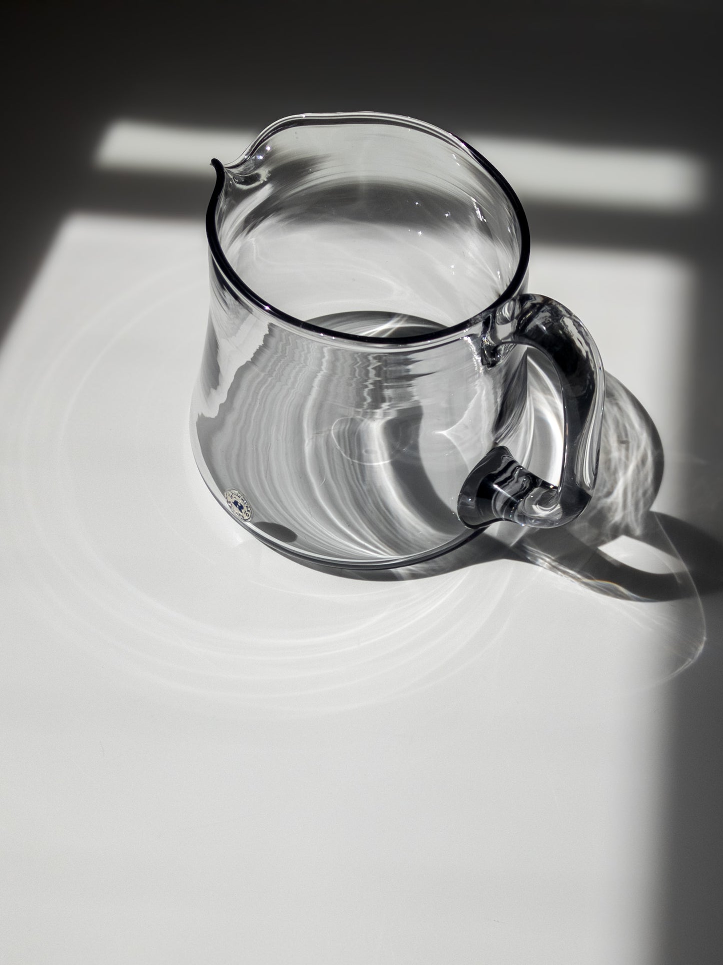 Swedish Smoked Glass Jug