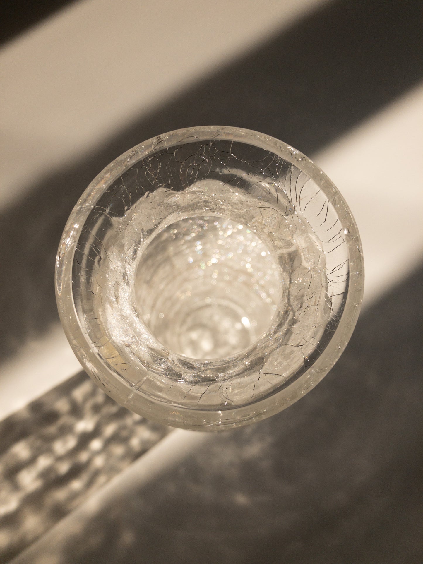 70s Craquelee Glass