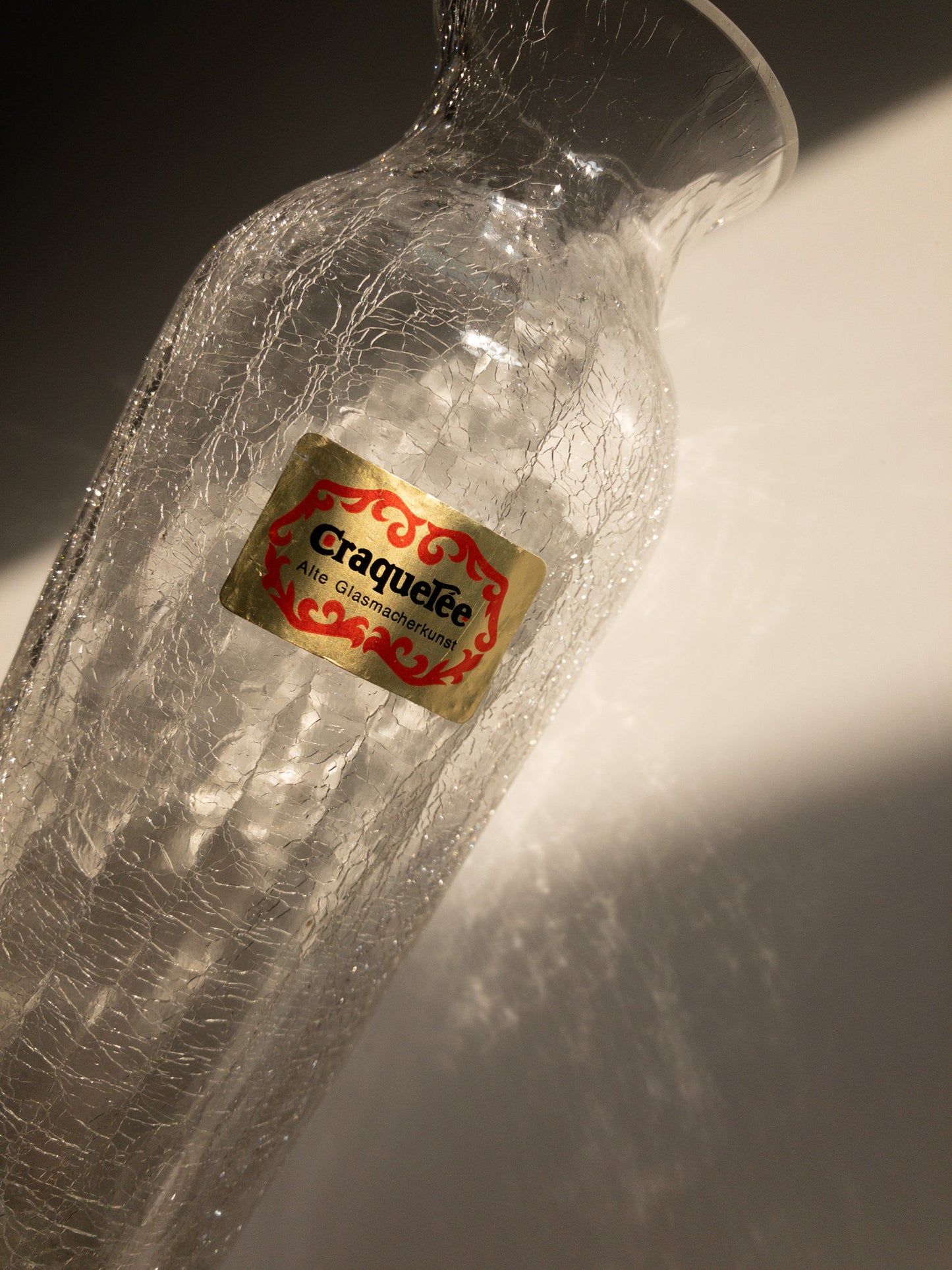 70s Craquelee Glass