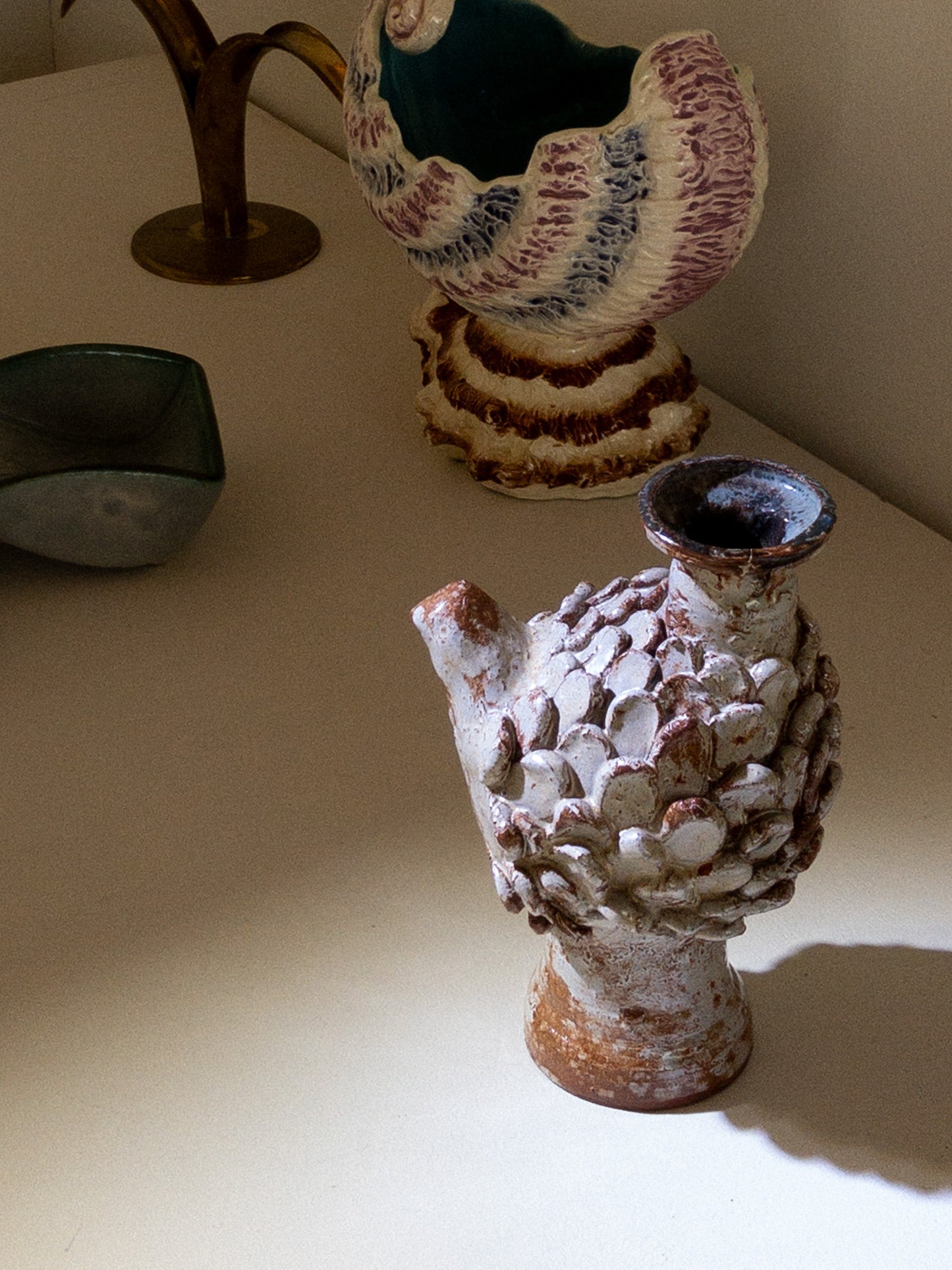 Ceramic Bird Bud Vase