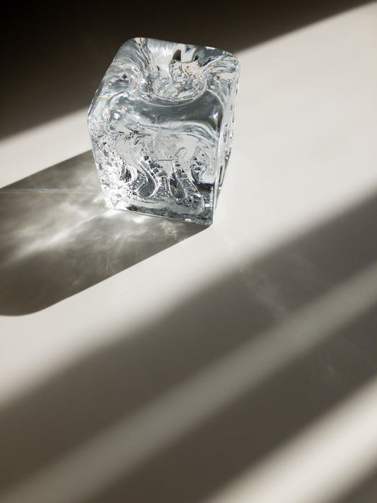 Ingrid Glas Cubic Candle Holder