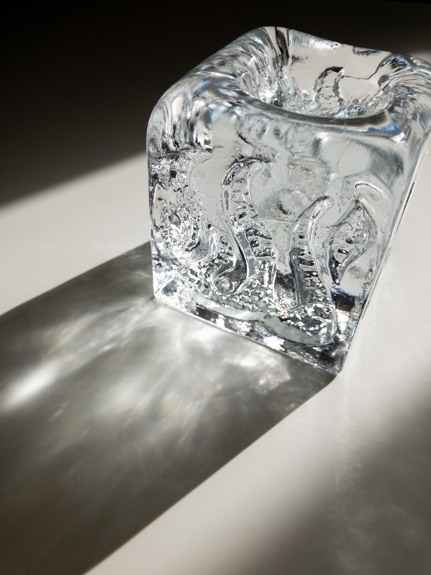 Ingrid Glas Cubic Candle Holder