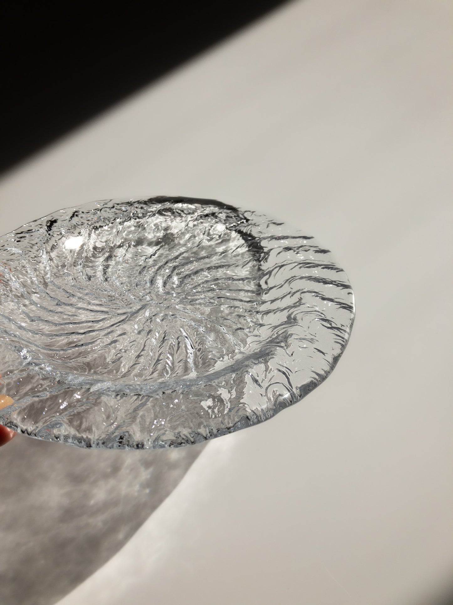 Riihimäen lasi Tupru Glass Plate