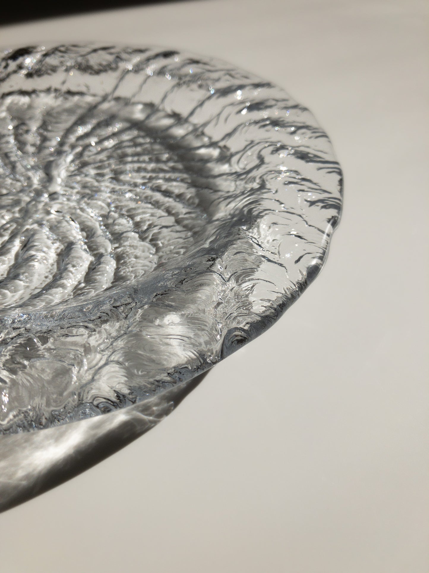 Riihimäen lasi Tupru Glass Plate