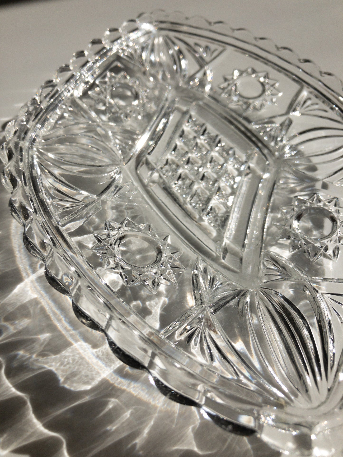 Ząbkowice glass dish set of two