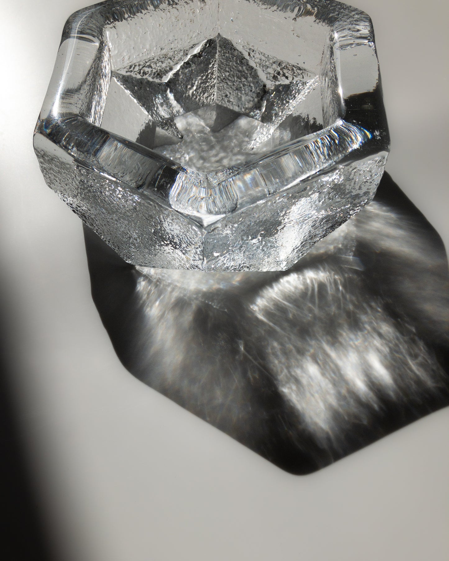 Kosta Boda brutal glass bowl