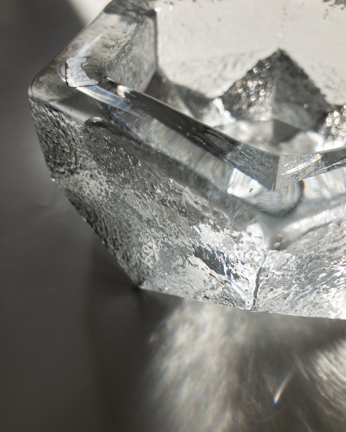 Kosta Boda brutal glass bowl