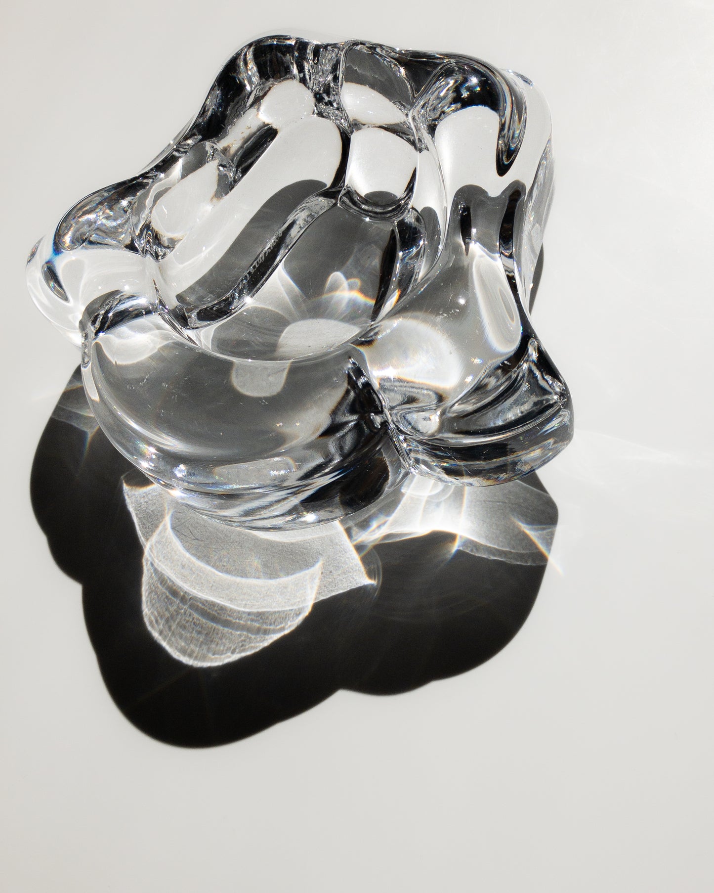 Lars Hellsten Orrefors glass tray