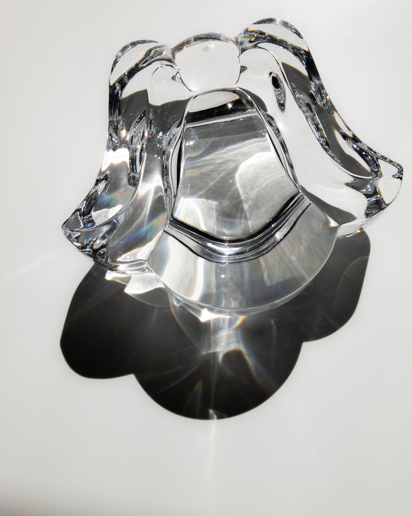 Lars Hellsten Orrefors glass tray