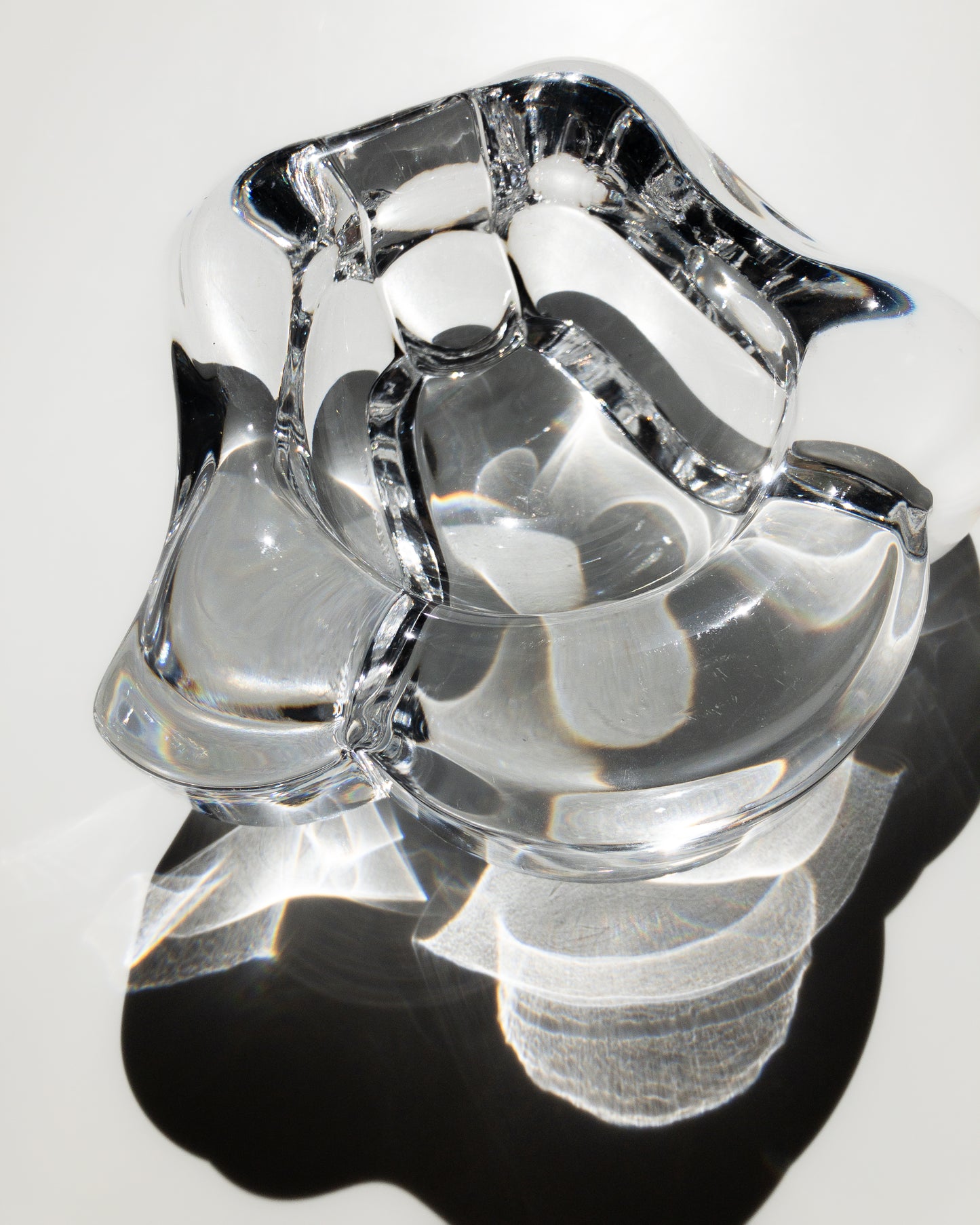 Lars Hellsten Orrefors glass tray