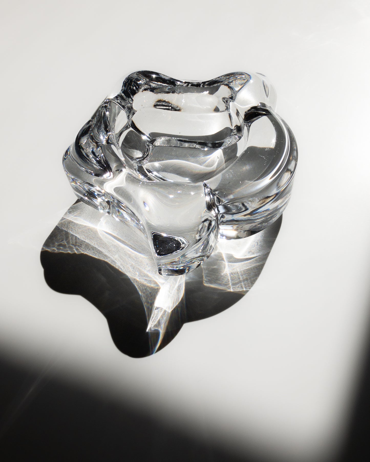 Lars Hellsten Orrefors glass tray