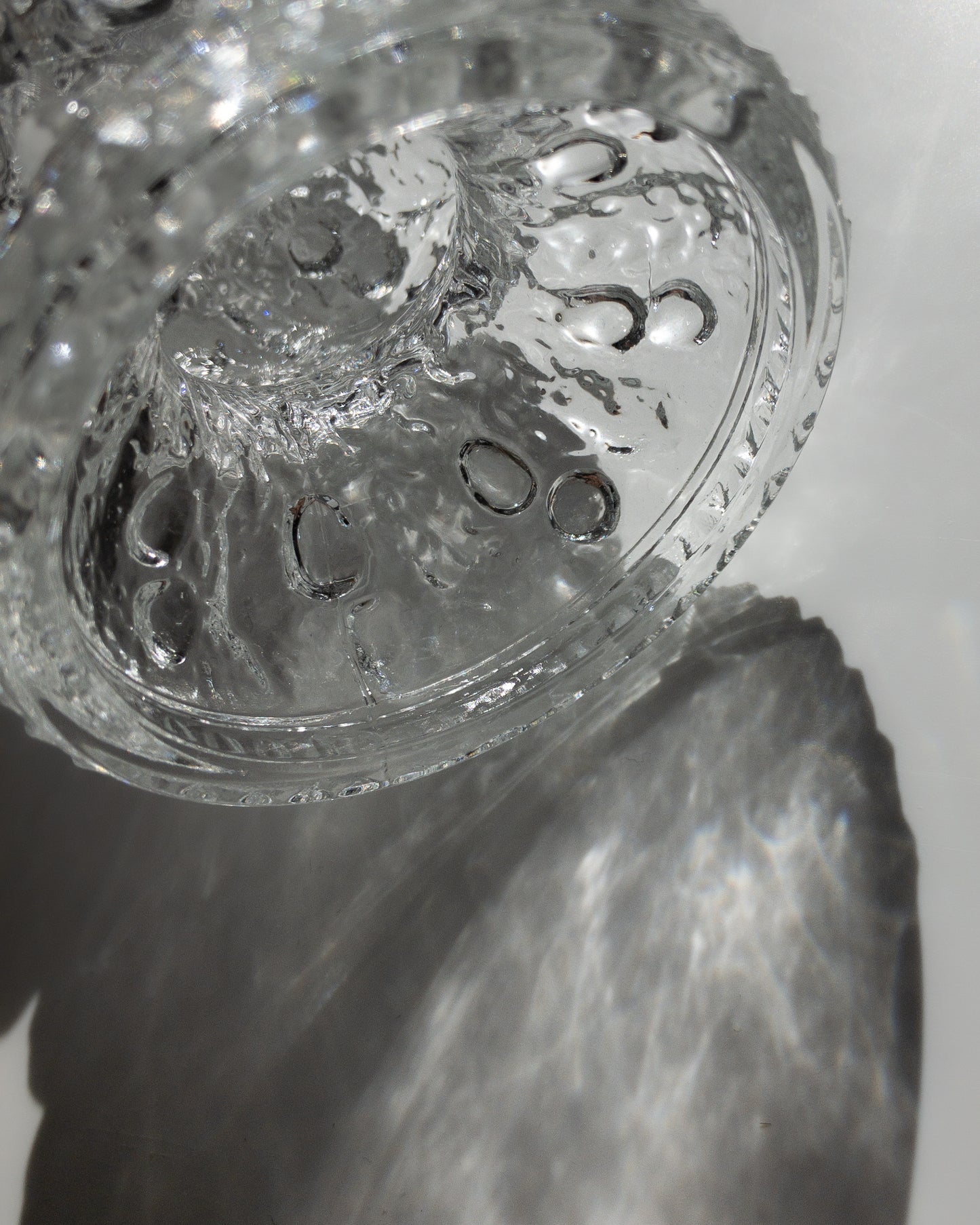 Oberglas bubbly textured vase L