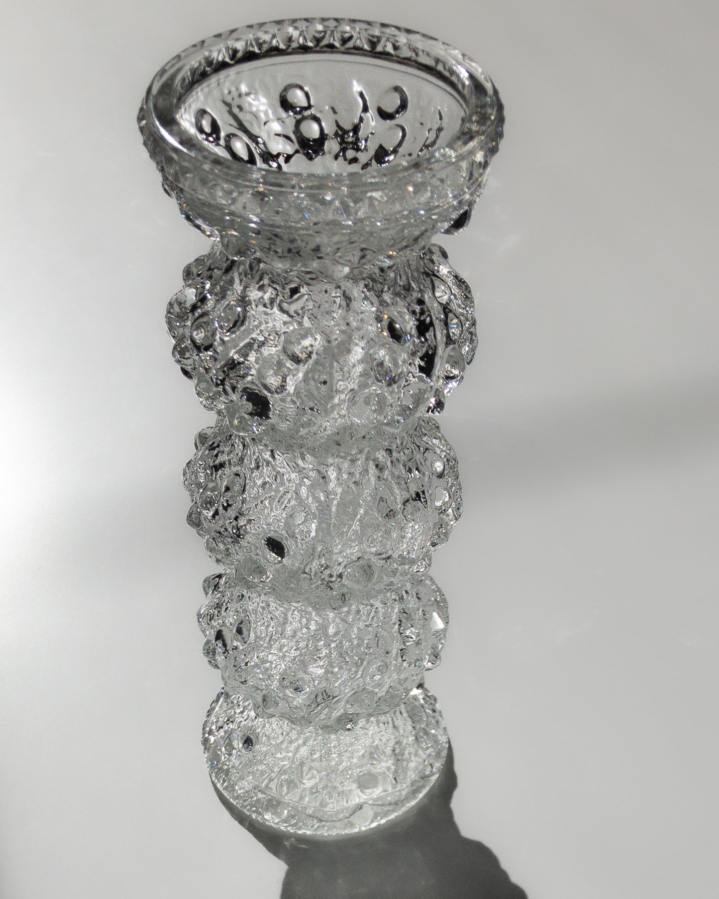 Oberglas bubbly textured vase L
