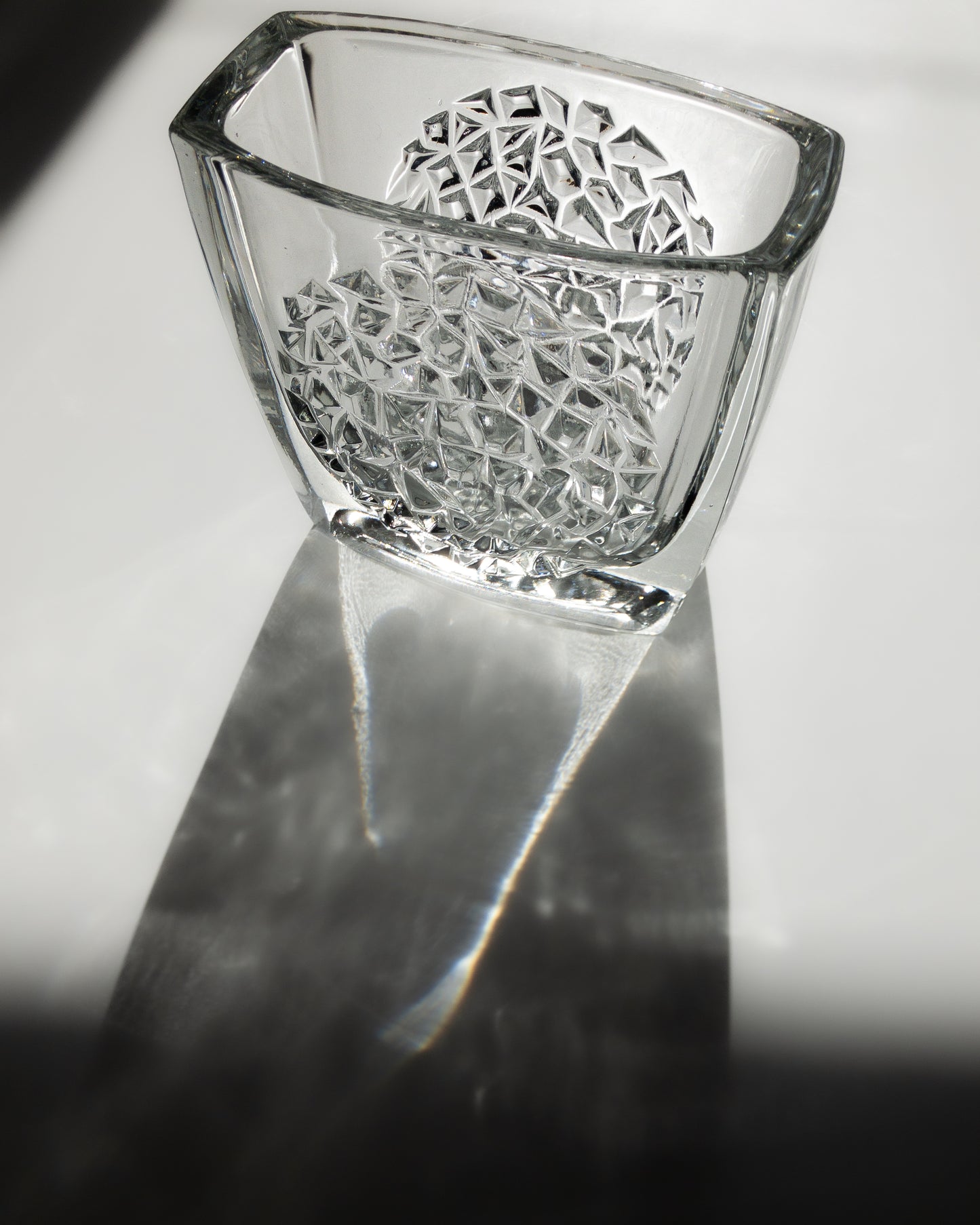 Rudolf Jurnikl Sklo Union pressed glass vase
