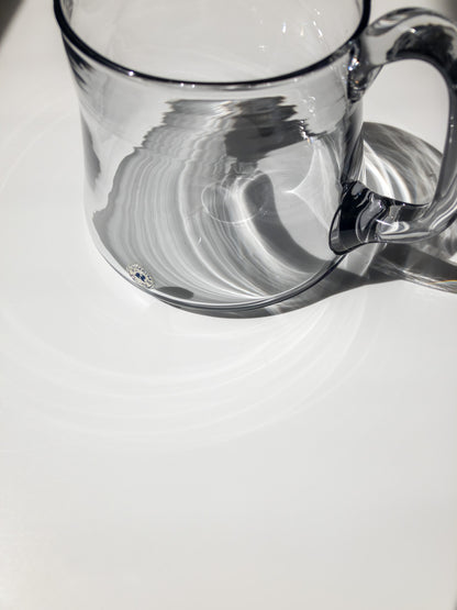 Swedish Smoked Glass Jug