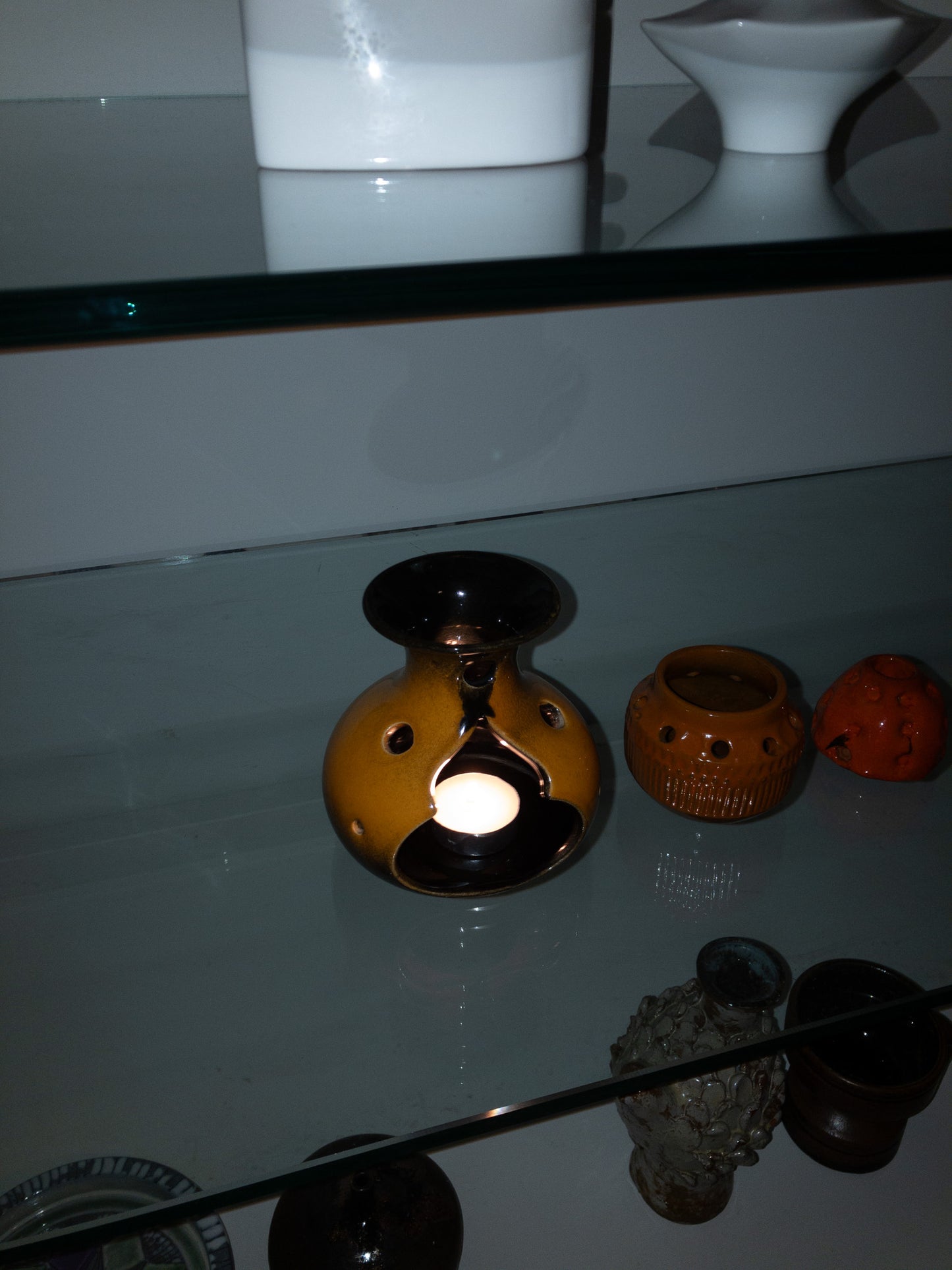 70s West German candle holder
