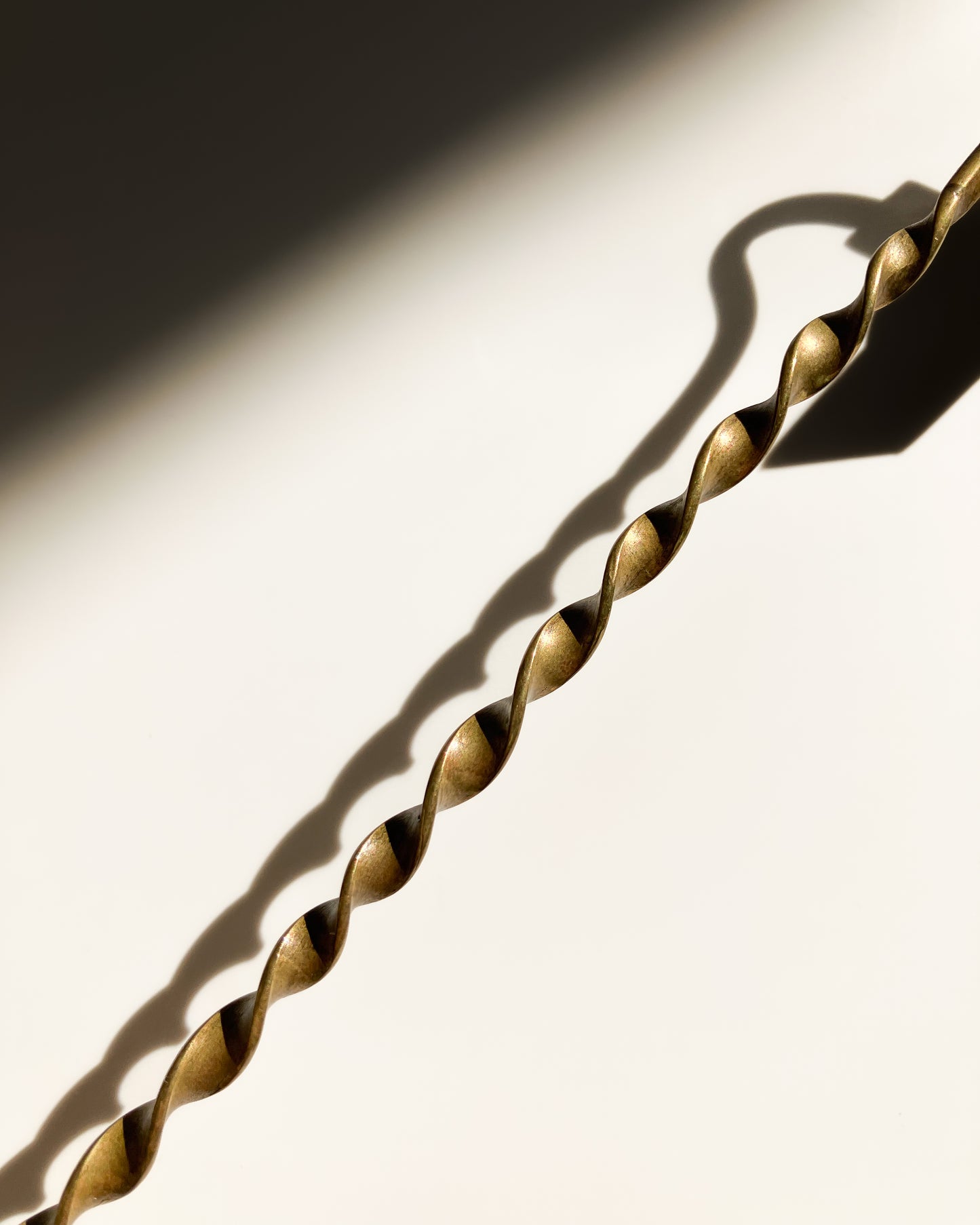 Chinese hat brass candle snuffer