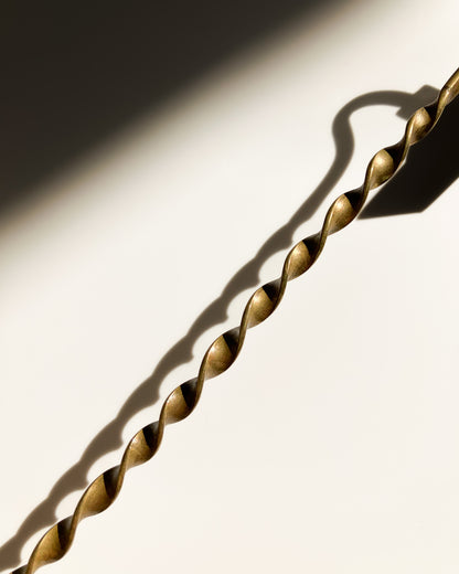 Chinese hat brass candle snuffer