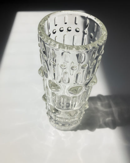 Pečený Cylinder Vase 斜め上から – 筒状のシルエット