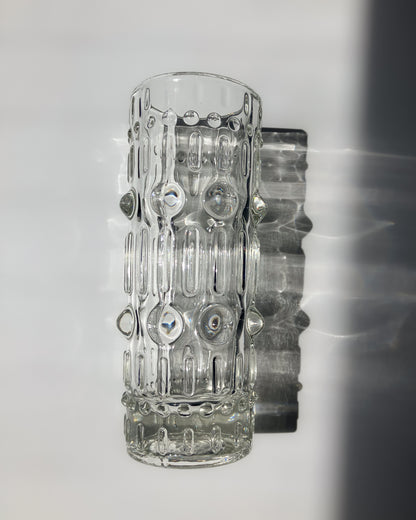 Pečený Cylinder Vase – 楕円レリーフと丸い突起
