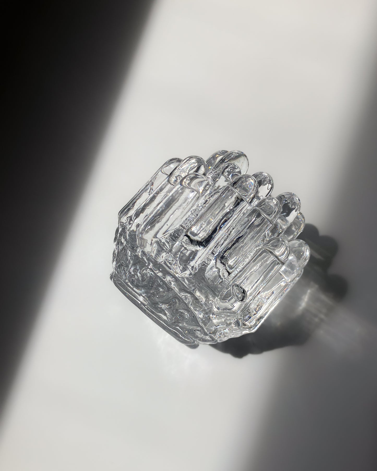 Göran Wärff Polar Ice Spike Glass Candle Holder