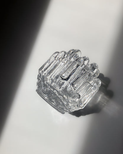 Göran Wärff Polar Ice Spike Glass Candle Holder
