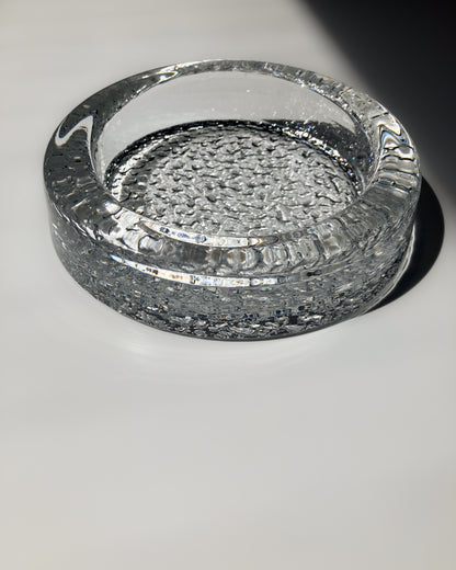 Timo Sarpaneva Visa ガラス灰皿 正面 – iittala フィンランド 1964-1980年