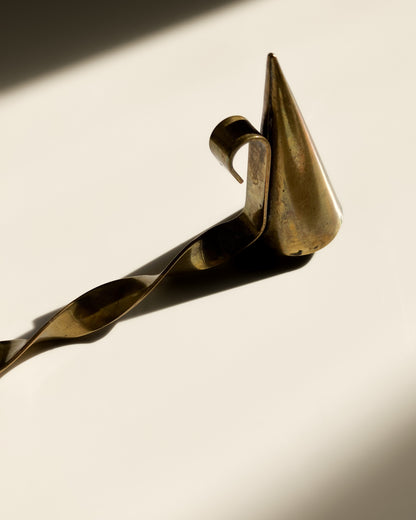 Swedish brass candle snuffer