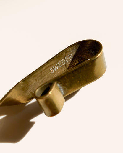 Swedish brass candle snuffer