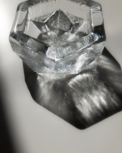 Kosta Boda brutal glass bowl