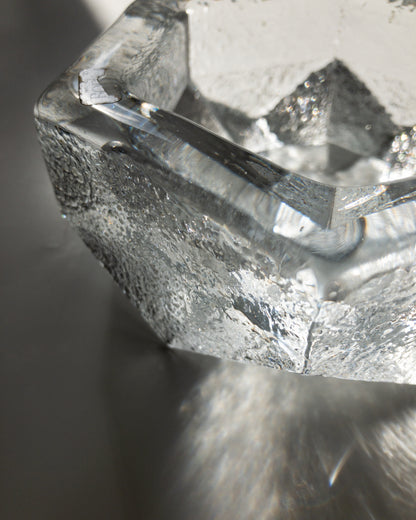 Kosta Boda brutal glass bowl
