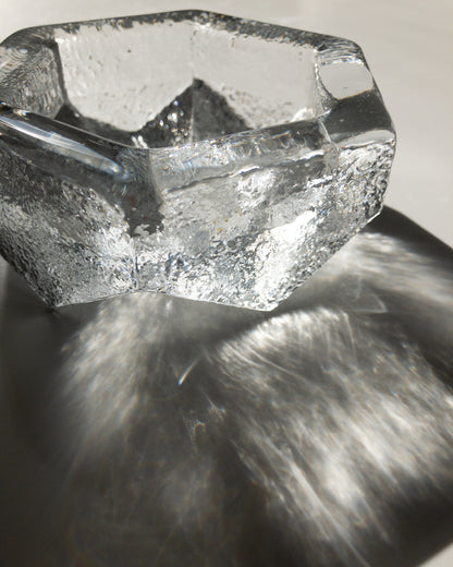 Kosta Boda brutal glass bowl