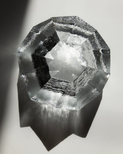 Kosta Boda brutal glass bowl