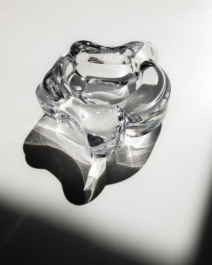 Lars Hellsten Orrefors glass tray