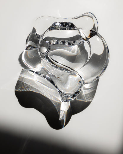 Lars Hellsten Orrefors glass tray