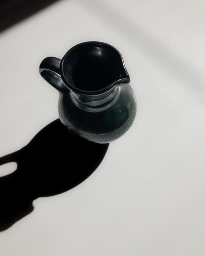 Lithuanian black and green vase