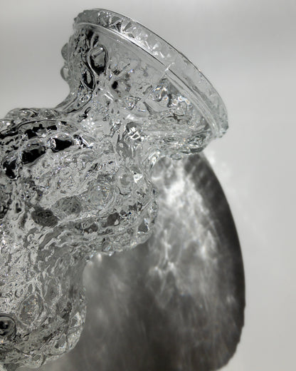 Oberglas bubbly textured vase L
