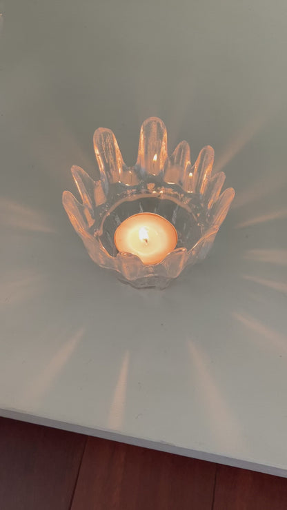 Skruf Ice Crown Tea light Holder