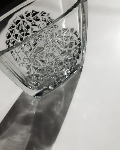 Rudolf Jurnikl Sklo Union pressed glass vase