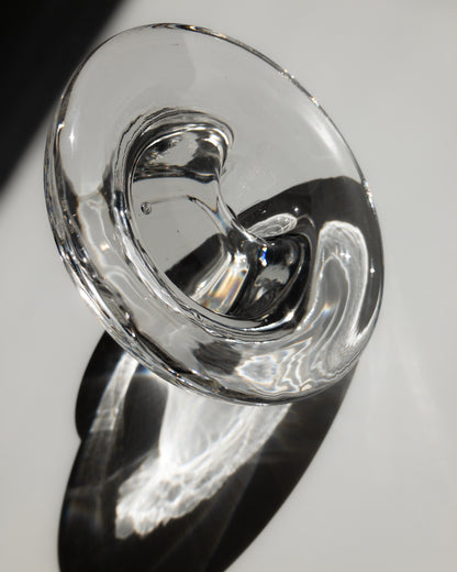Scandinavian mushroom glass candle holder
